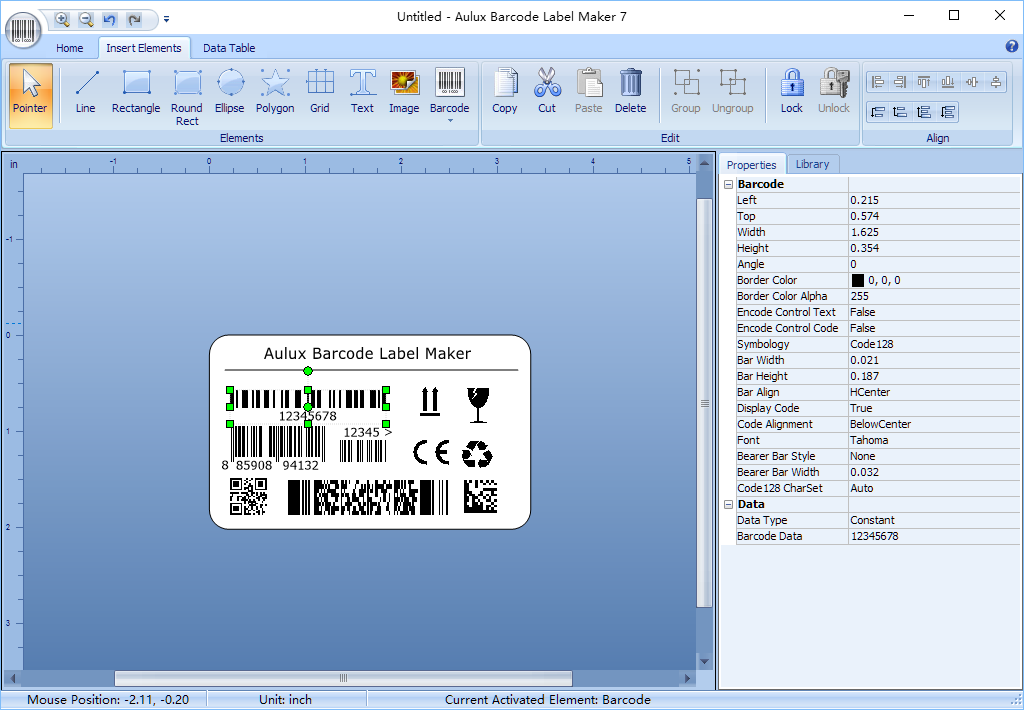 Barcode Label Maker Professional Edition screenshot